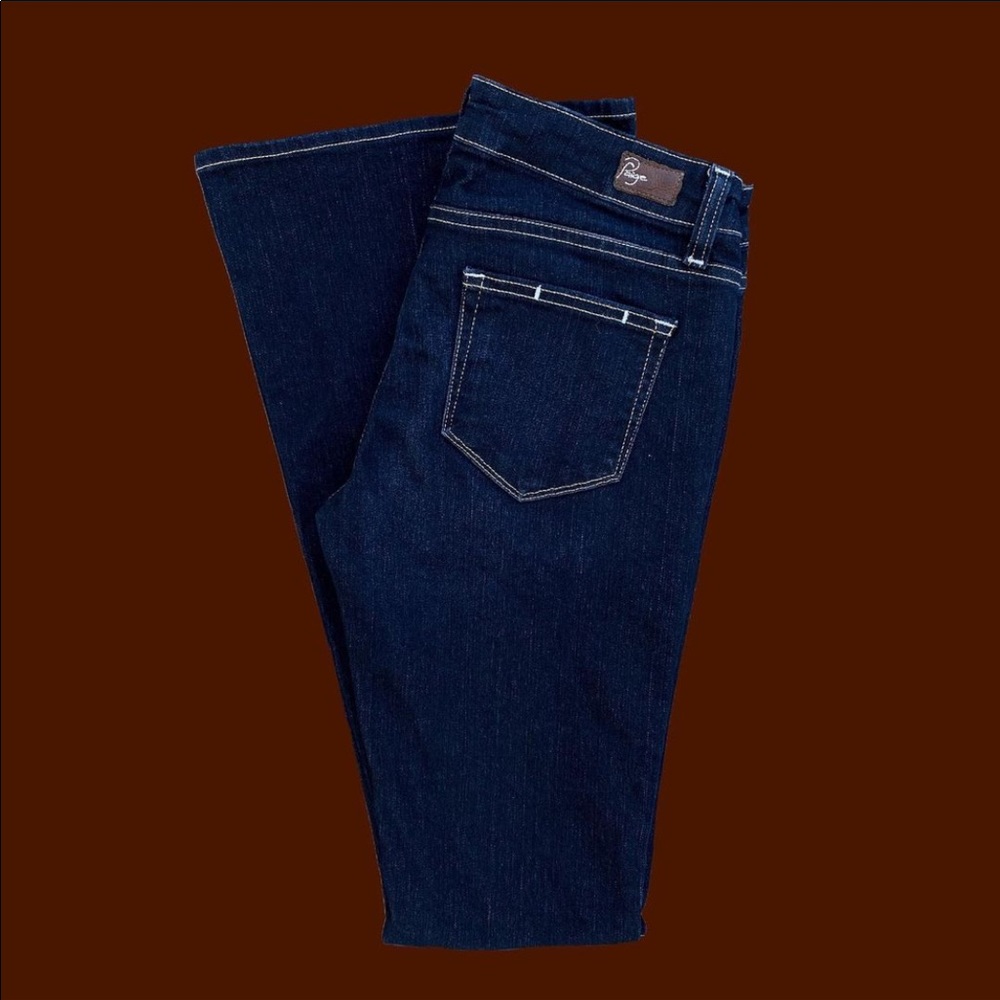 BNWOT paige dramatic flare low rise jeans